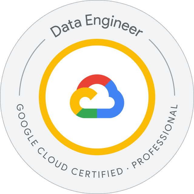 Google Cloud Certified Professional Data Engineer