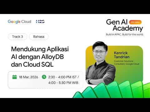 AI Workshop with AlloyDB on Google Cloud