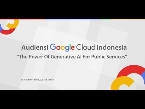 Presenting Google Generative AI to Batu City Government