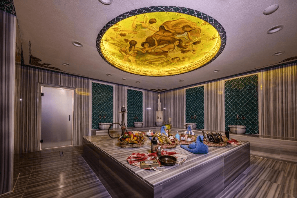 The hammam at Çakıltaşı Evi Otel Spa